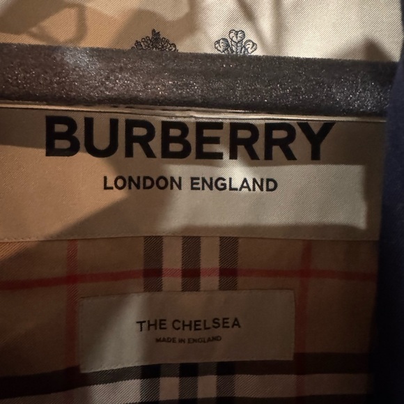 Burberry Coal Blue Trench Coat - Picture 4 of 8